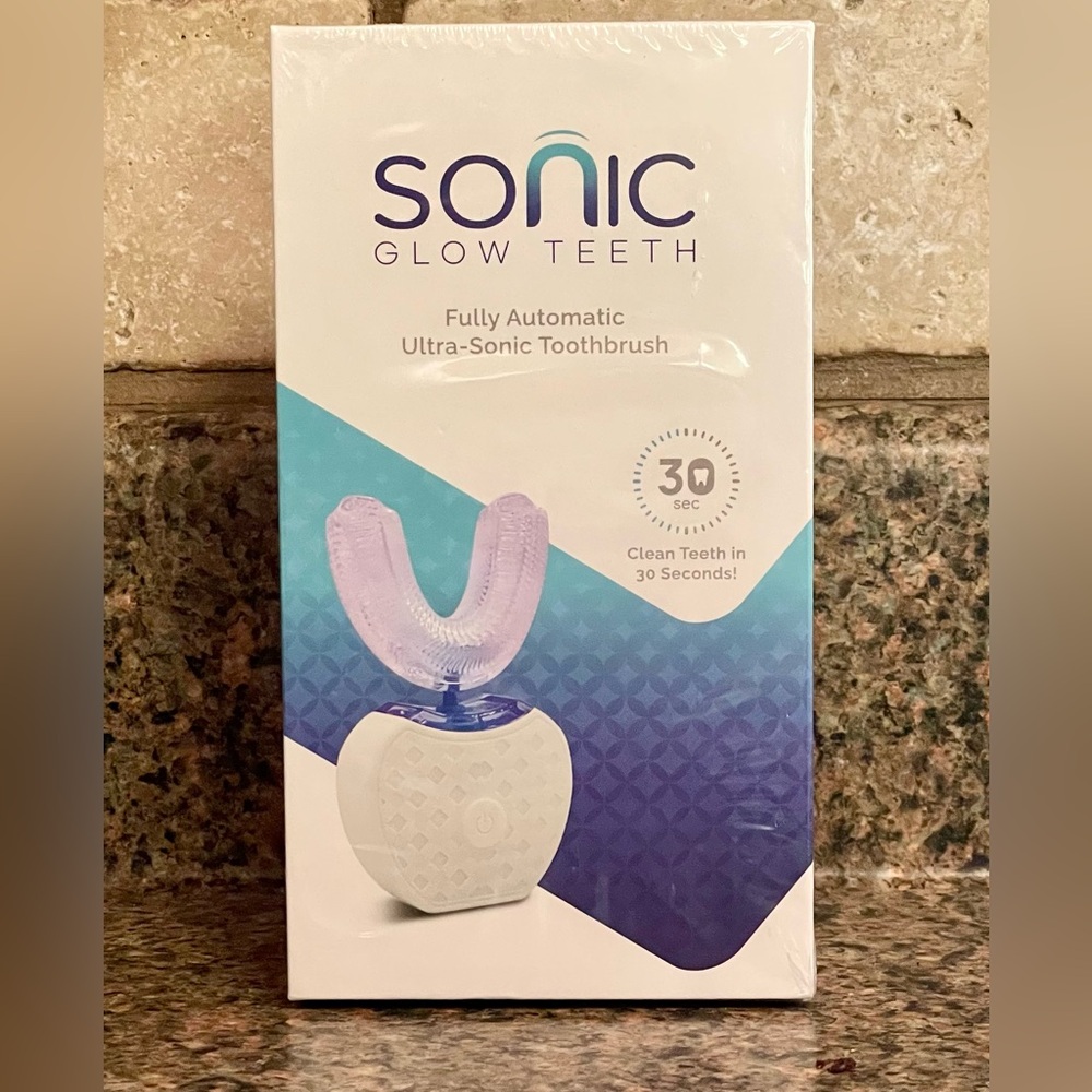 BNIP Sonic Glo Teeth smart toothbrush.